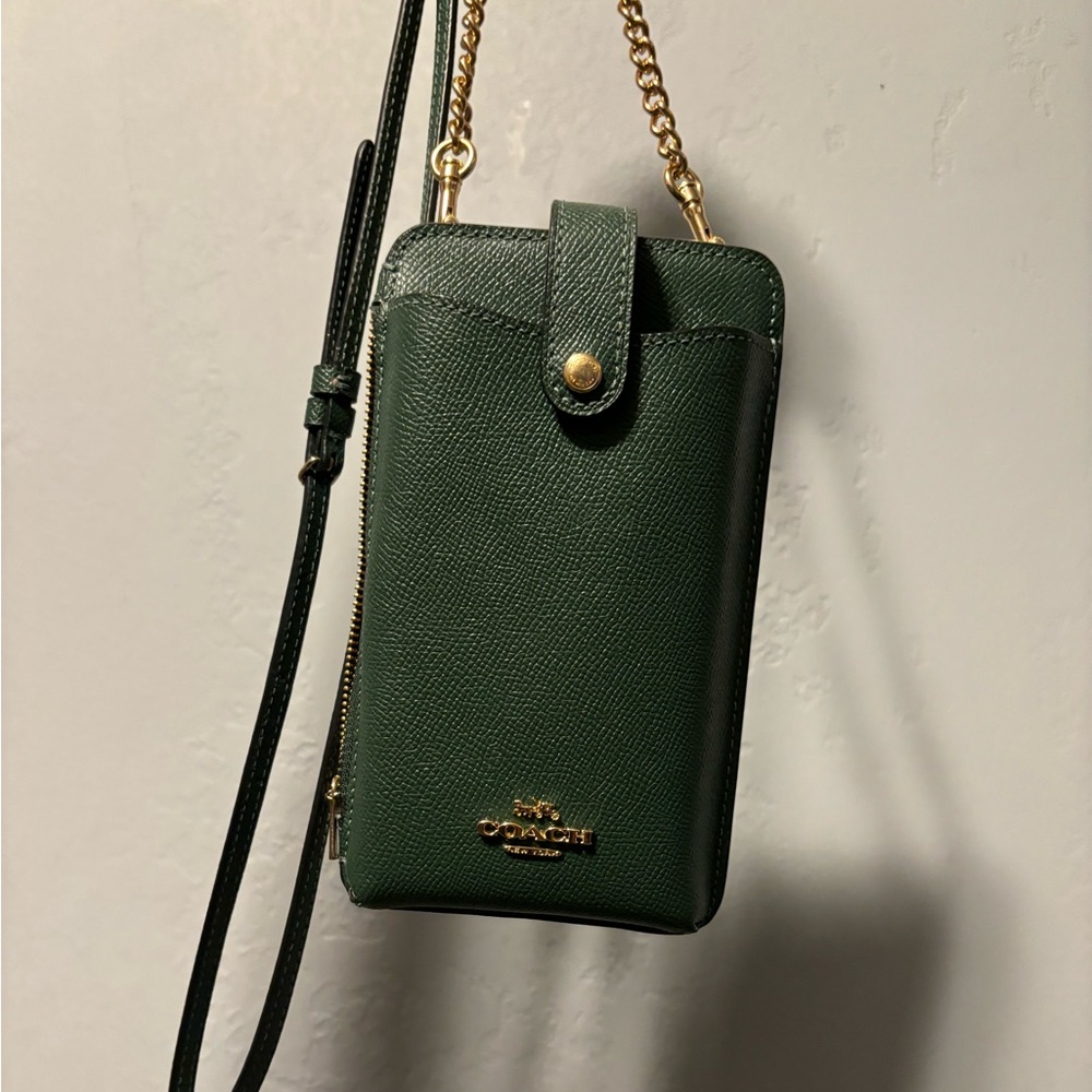 Coach cross body /phone holder